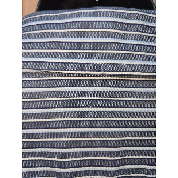 Robert Graham Mens Striped Shirt Long Sleeve Dress Shirt XL Button-Up Textured - Picture 9 of 10